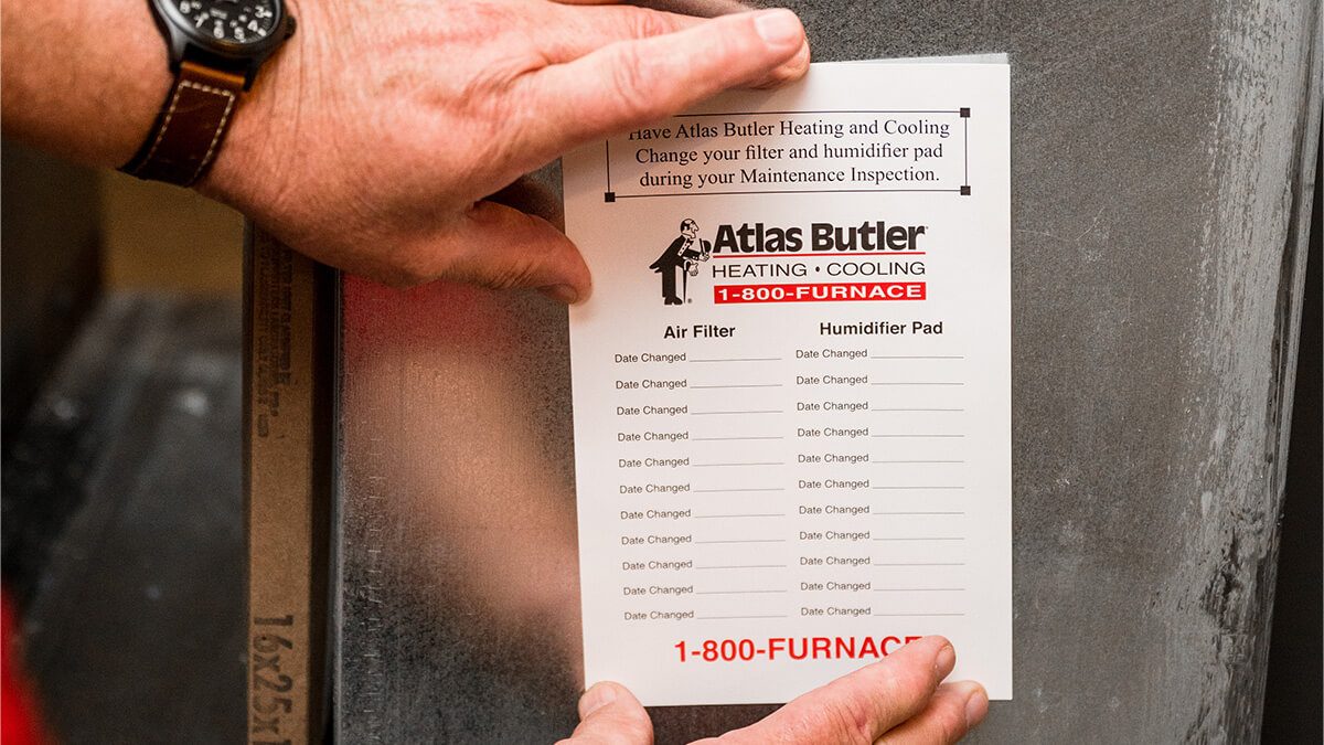 Atlas Butler's furnace repair, maintenance and installation will keep your home cozy year round.